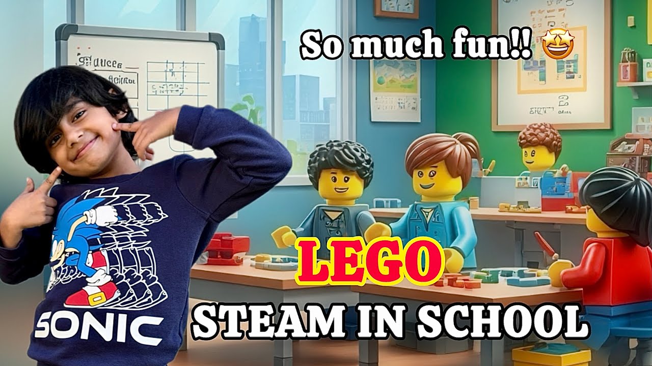 LEGO STEAM NIGHT IN SCHOOL | Building Blocks | Sehrish & Luqman Family!