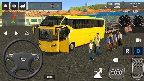 Indonesia Coach bus driving | Euro bus simulator 2025 Android gameplay #game 1 Part 19