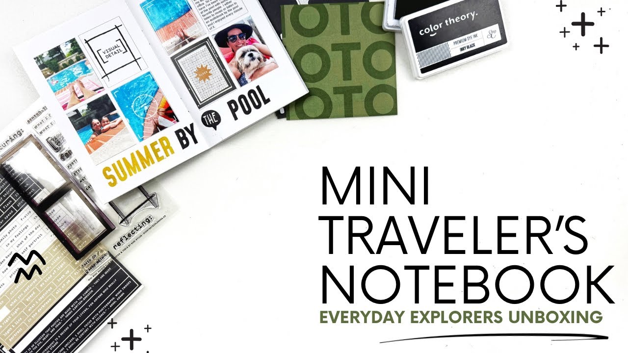 Everyday Explorers Mini Traveler's Notebook Layout | July Kit Unboxing