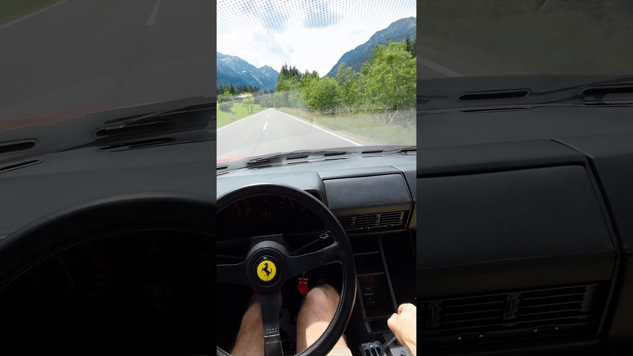 Up through the gears in a Testarossa