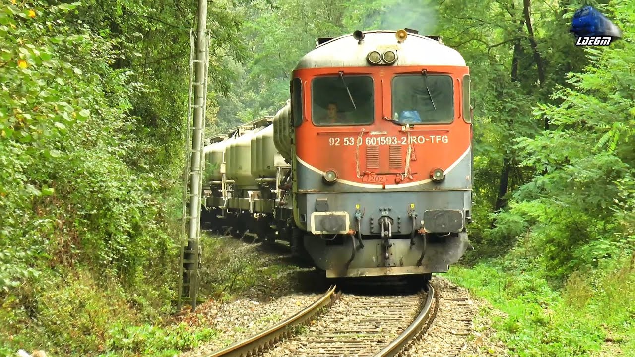 LDE2100 60-1593-2 & Marfar TFG Freight Train in Defileul Crișului Repede Canyon - 09 October 2020