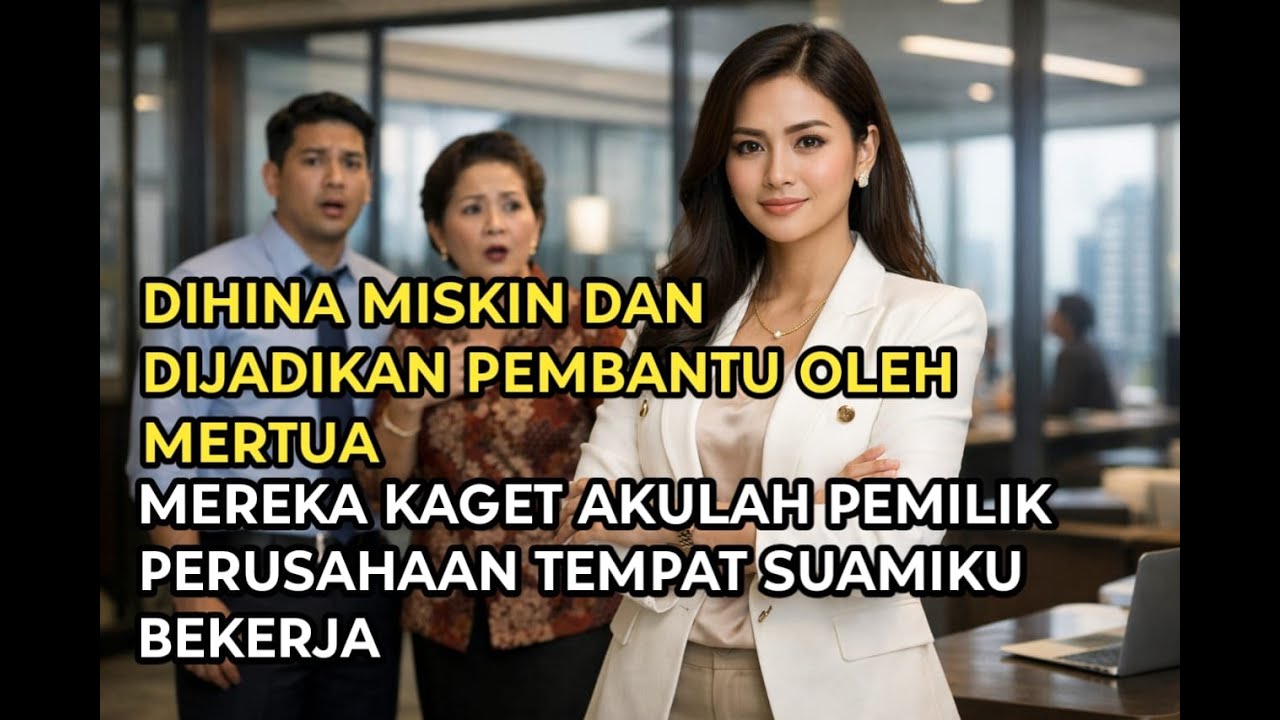 AKU DIHINA MISKIN DAN DIJADIKAN PEMBANTU OLEH MERTUA, MEREKA KAGET AKULAH PEMILIK PERUSAHAAN SUAMIKU