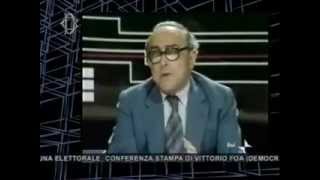 Tribuna politica con Vittorio Foa (Democrazia proletaria - Nuova sinistra unita) 1979 - 1°parte