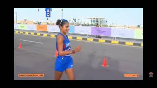 INDIAN  ATHLETE OLYMPIAN PRIYANKA GOSWAMI World Race Walking Championship 'Muscat'Oman 2022 .