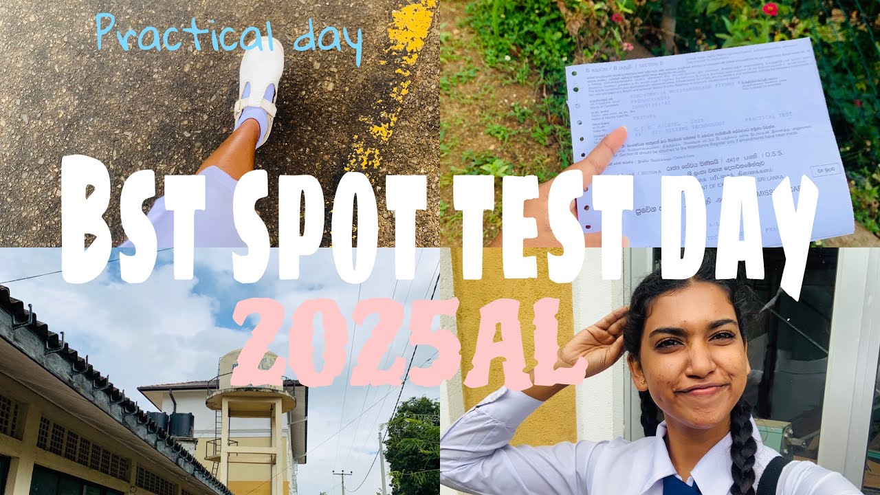 Spot test day🌝 ️ bst practical 2025 AL #dayvlog #examdate #foryou # ...