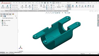 Solidworks tutorial for beginners #2 - Part Modeling 2020
