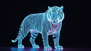 Rainbow 3D Hologram Animals Ultra Realistic Motion In 4K