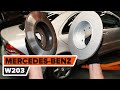 Comment remplacer des disques de frein arrière sur MERCEDES-BENZ W203 Classe C [TUTORIEL AUTODOC]