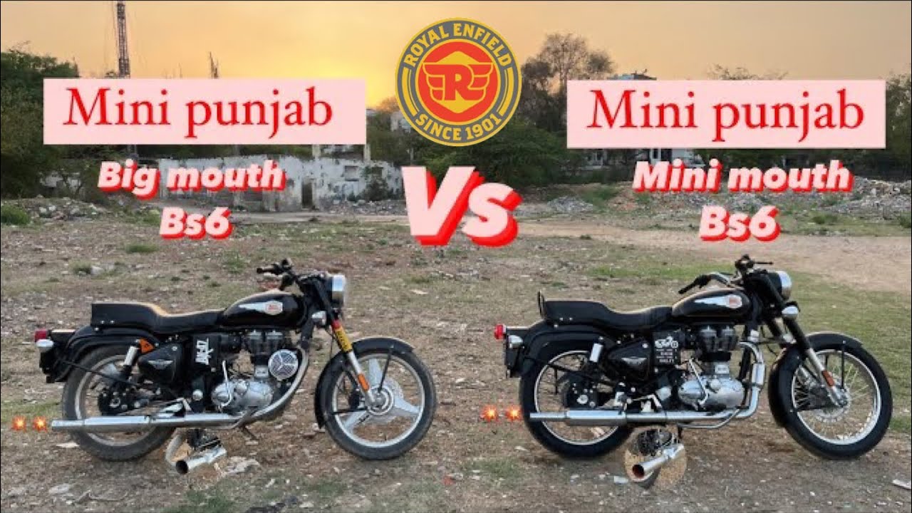 Mini punjab🔥(short bottle) silencer🔊big mouth v/s mini mouth sound comperison 