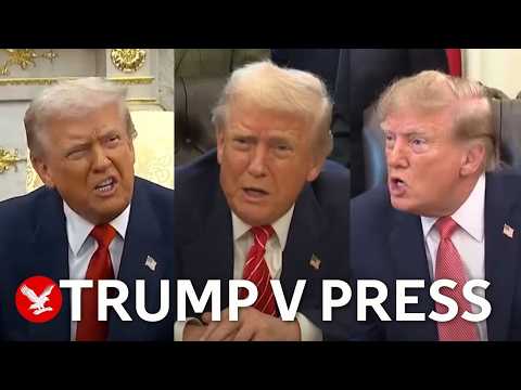 Trump v the press: some of his most memorable clashes