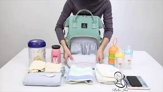 Bebe Luv Ultimate USB Diaper Bag Backpack