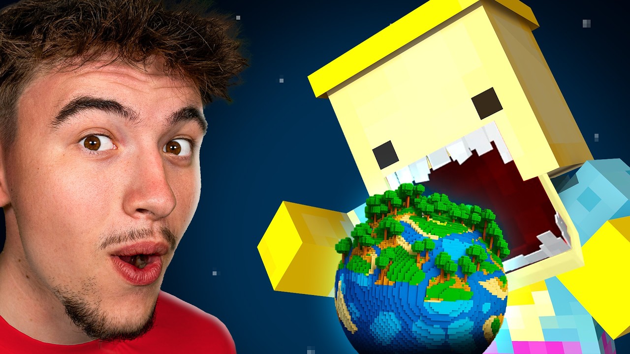 J'ai MANGÉ le MONDE ENTIER de mon POTE sur Minecraft !