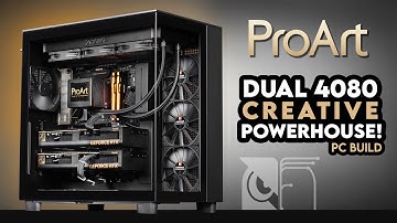 The Ultimate ProArt Flex! | Dual RTX 4080 PC Build | NZXT H9 Flow, ROG Ryujin III Noctua, i9 13900K