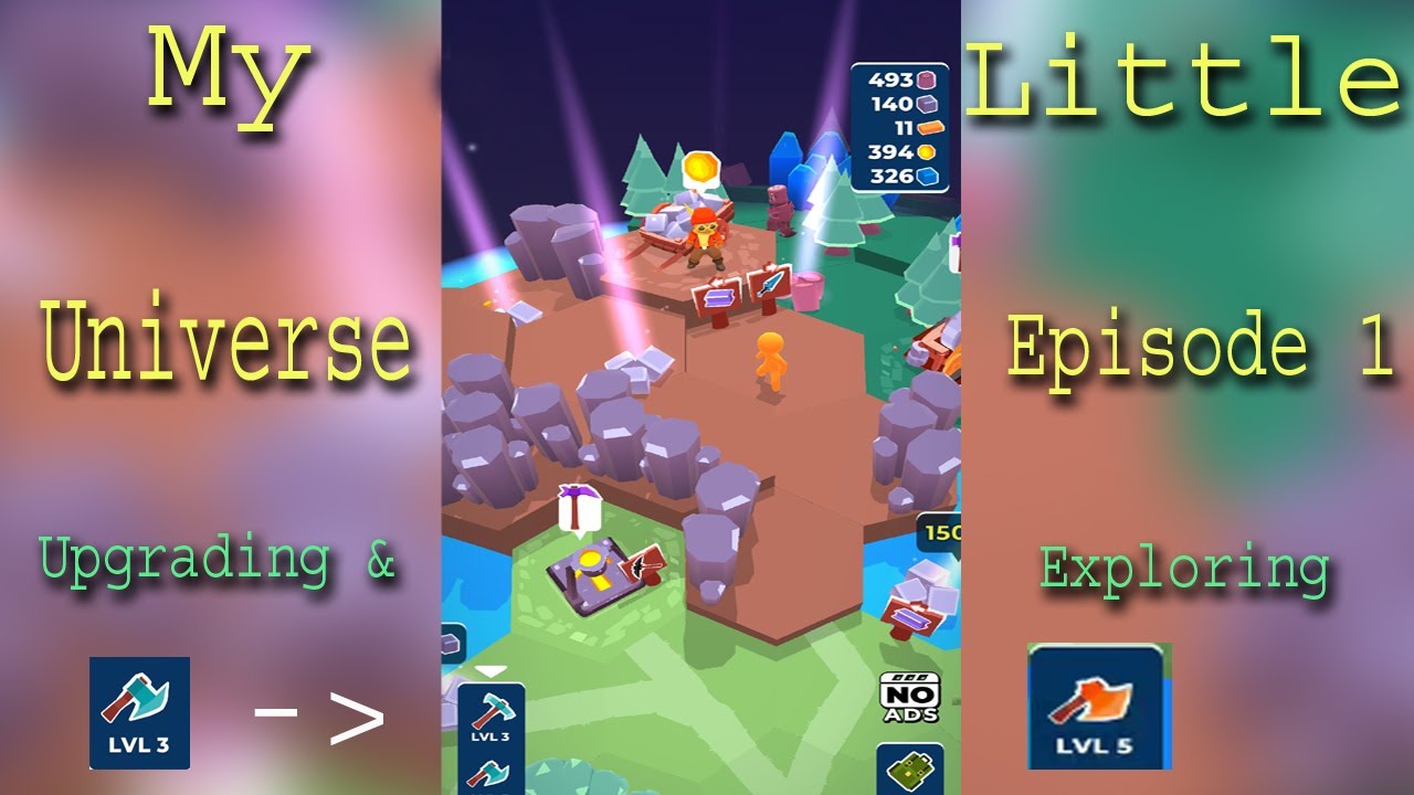 Upgrading axe to level 5 | My little universe| Episode-1
