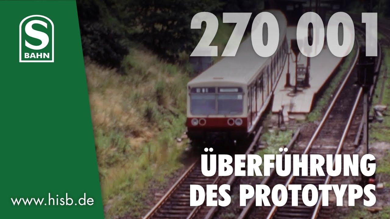 Historische S-Bahn 270 001 Prototyp Überführung