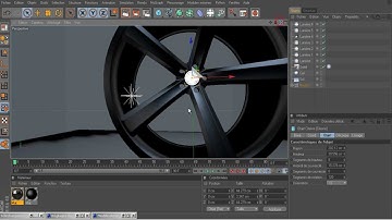 car rim modeling  in C4D