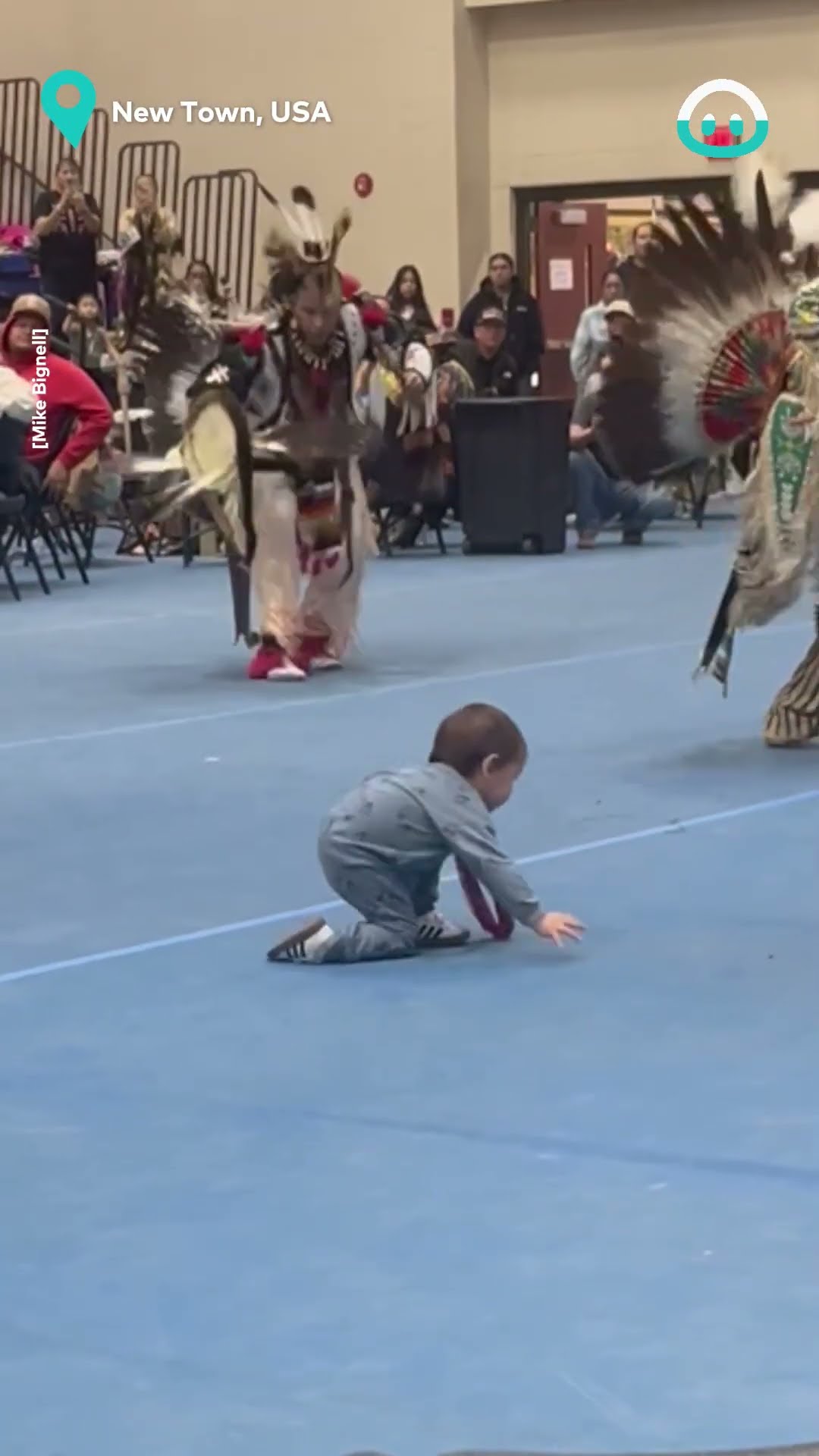 Tiny Warrior Joins the Pow Wow || ViralHog