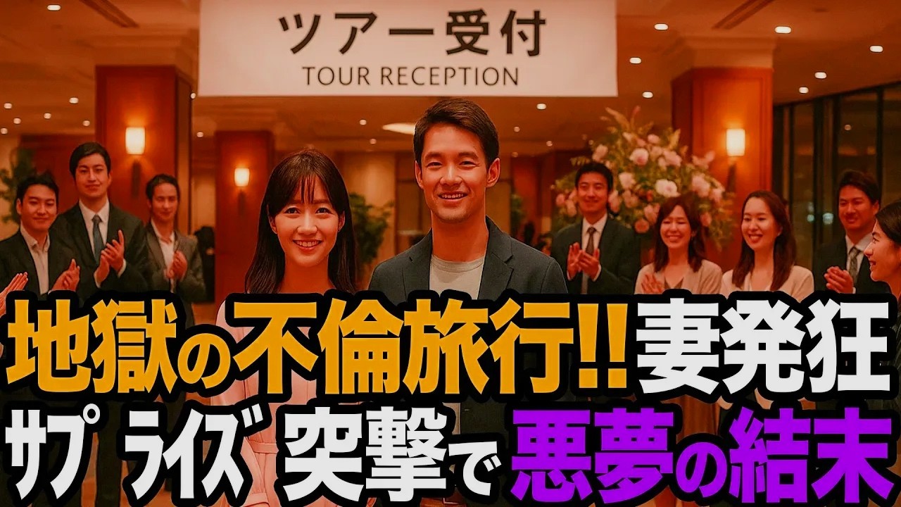 【シタ妻】不倫旅行先で夫と遭遇しました→「俺の妻です」会場騒然に妻発狂…私はずっと監視されていた【修羅場朗読】