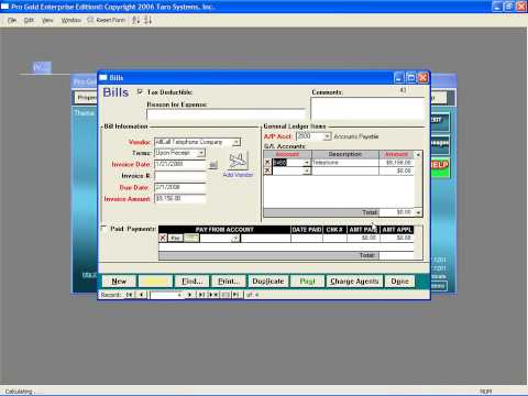 ProGold i2 - Topic 7 - Accounts Payable