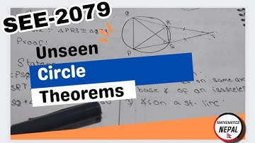 #SEE-2079 5 important circle unseen theorems. class10 important circle theorems to prove. PART-1