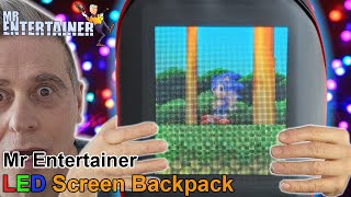 Mr Entertainer Glopack LED Screen Backpack! unboxing and mini review