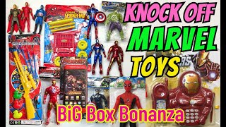 EP. 43 KNOCK OFF MARVEL Spiderman Iron Man HULK goofy superhero toy GRAB BAG