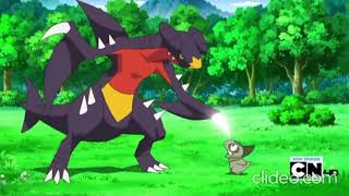 Iris Vs Cynthia||Full Battle||Axew Vs Garchomp||