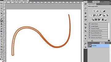 Photoshop Beginner Tutorial: Using Brush to Stroke a Path in Photoshop (& Tapering the Line)