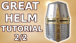 How to make a medieval Great helmet (part 2/2) by Garage Knight 27,710 views 5 years ago 8 minutes, 10 seconds