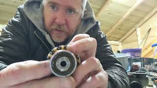 Scrapping electric motors for copper. Here I scrap the armature and it's commutator