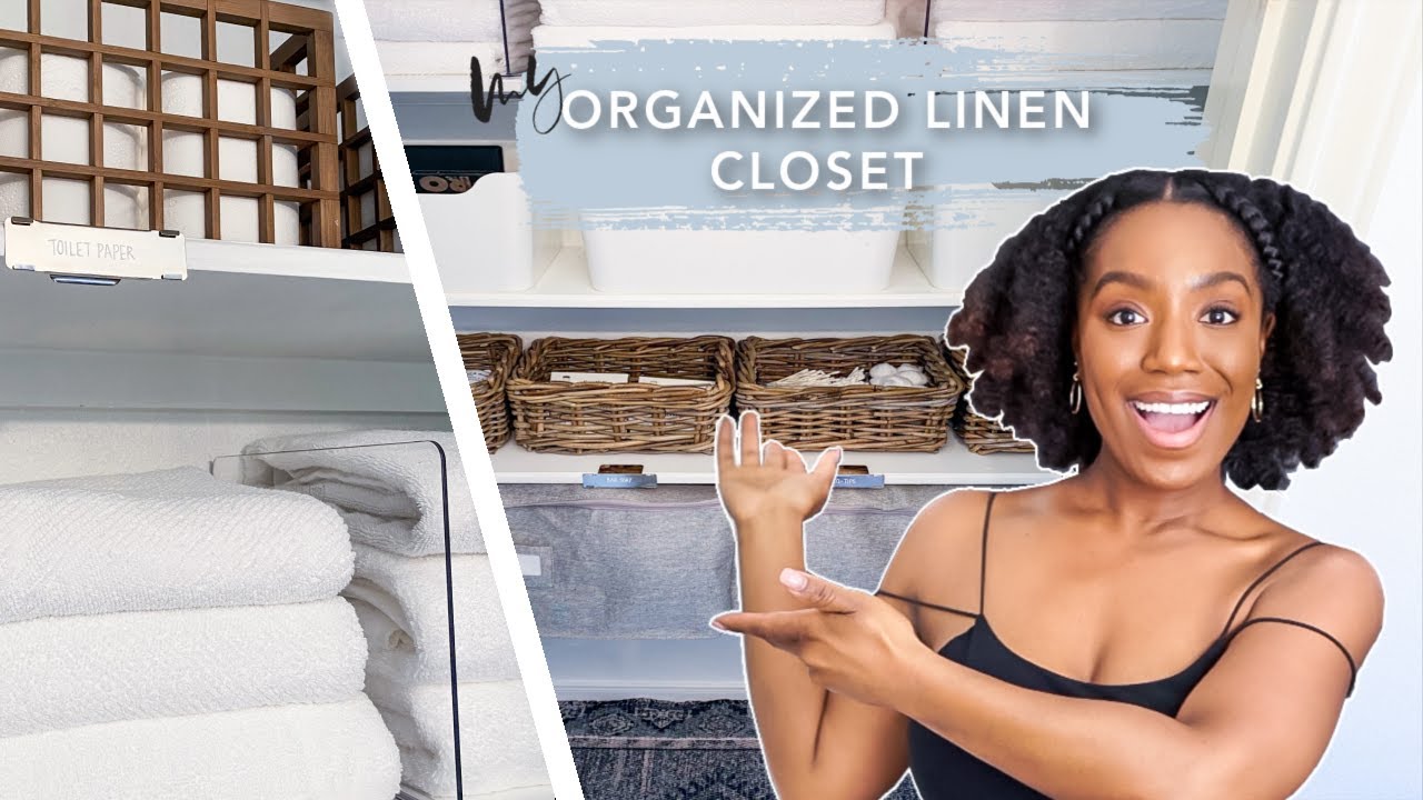 Small Linen Closet Makeover - Sarah Joy