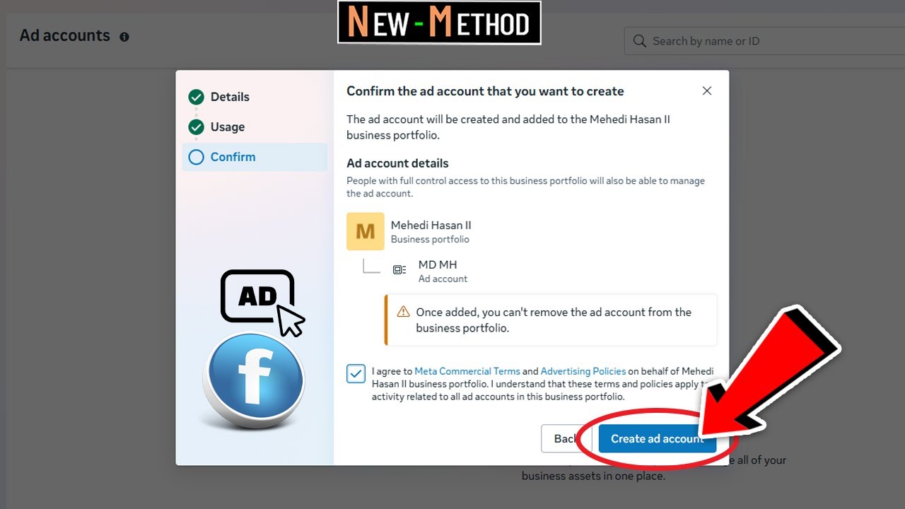 How to Create a New Ad Account on Facebook - 2026 New Update