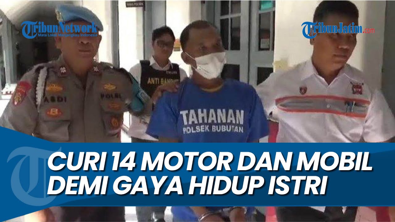 DEMI GAYA GLAMOUR ISTRI, Warga Surabaya Curi 14 Motor dan Mobil Milik Orang Tua