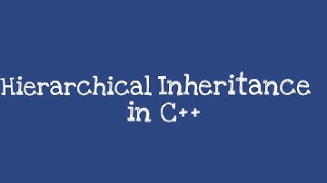 Hierarchical Inheritance | Inheritance in C++ Programming(Part 4) | By Professor Pankaj Gupta | BIIT