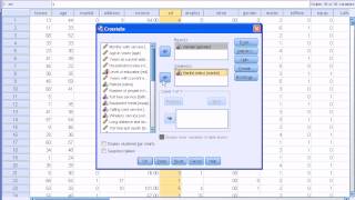 SPSS Training Cross Tab Analysis and Chi Square Test