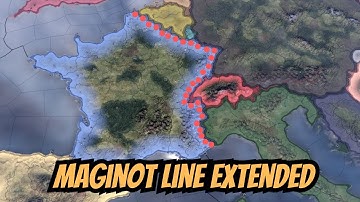 What If The Maginot Line Was Longer? | HOI4 Timelapse