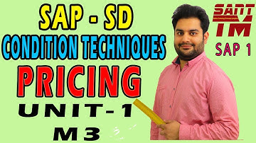 SAP-SD | PRICING | CONDITION MASTER DATA