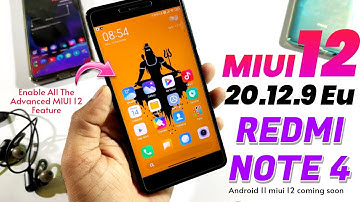 Redmi Note 4 MIUI 12.3 by Xiaomi Eu 20.12.9 Review, Android 11 Coming Soon