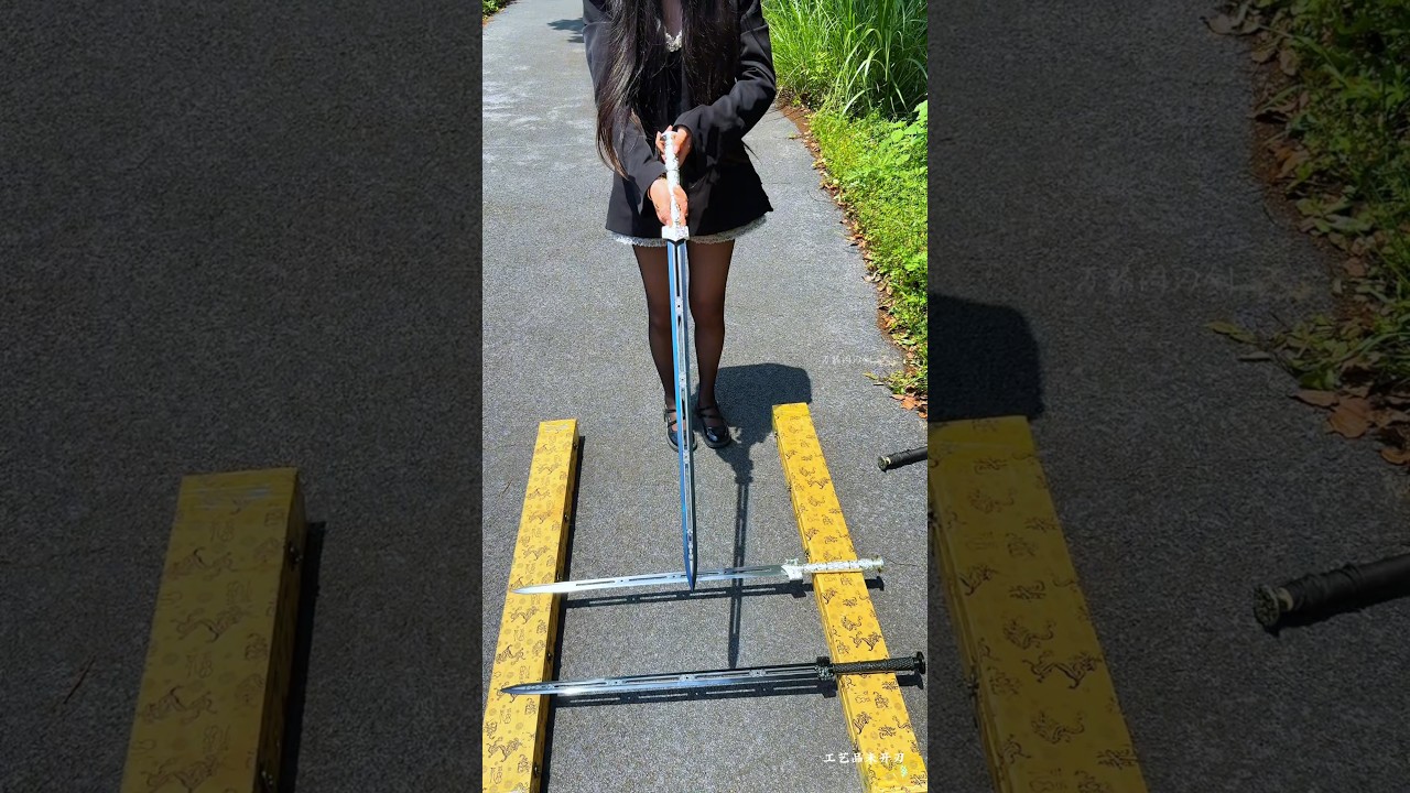 No guy can resist the allure of swords! ⚔️