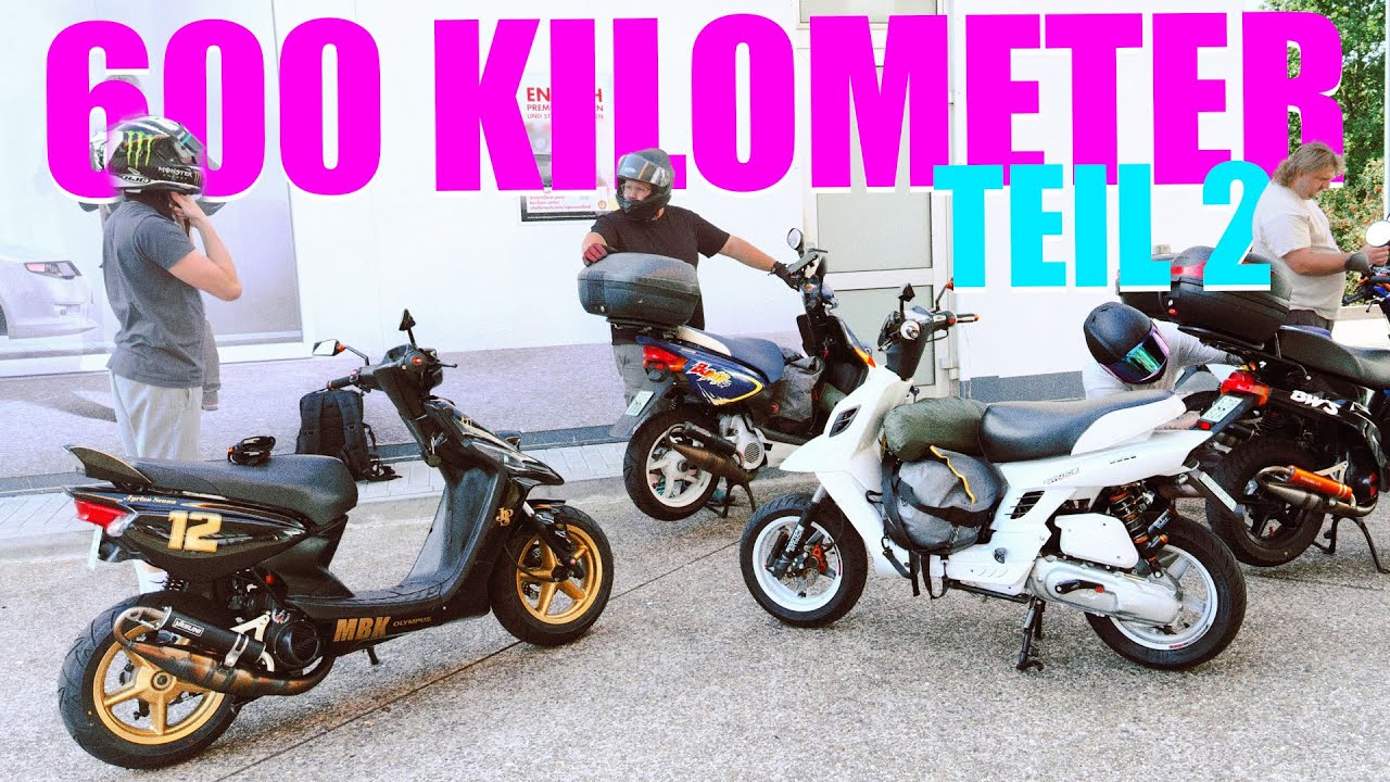 Große Roller Tour 2025 - TEIL 2 - MBK BOOSTER TUNING im Langstreckentest