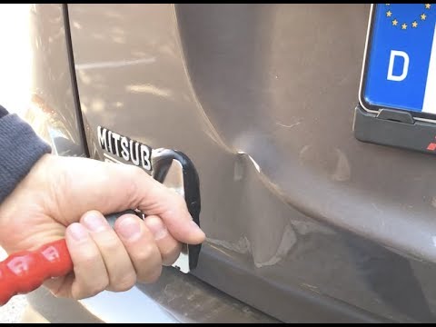 Video: So Reparieren Sie Eine Delle An Einem Auto