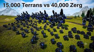 Can 15,000 Terran Marines Hold the Line Against 40,000 Zerg? - UEBS 2 screenshot 4
