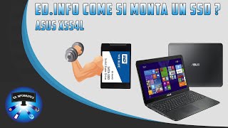 Come montare un SSD su Asus X554L