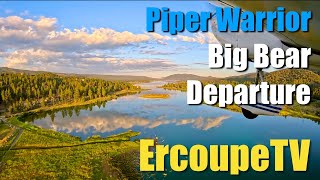 Piper Warrior Big Bear Airport Departure