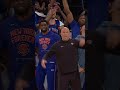 Mitch Robinson with the stop, OG Anunoby with the drop‼️ #knicks #shorts #nbaplayoffs #defense #dunk