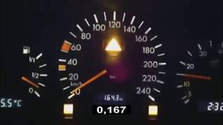 Mercedes-Benz E w210 Acceleration 0-100 km/h speed / E200 - E55 AMG / Gasoline engines