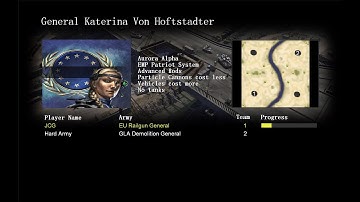 C&C Zero Hour Generals 2 Mod: EU Railgun General vs GLA Demolitions General