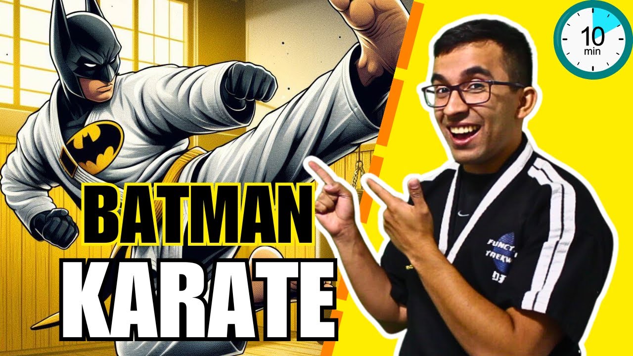 10-минутный урок карате для начинающих | Бэтмен | Детская утренняя тренировка
