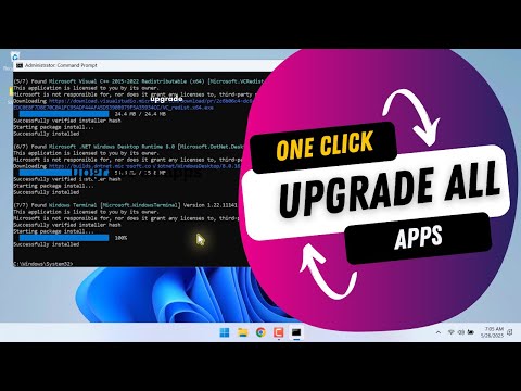 How to Update All Apps with One Command in Windows | Winget Windows