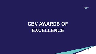 CBV Awards of Excellence - 2019